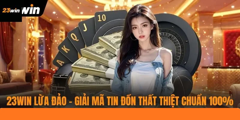 23WIN Lừa Đảo - Giải Mã Tin Đồn Thất Thiệt Chuẩn 100%