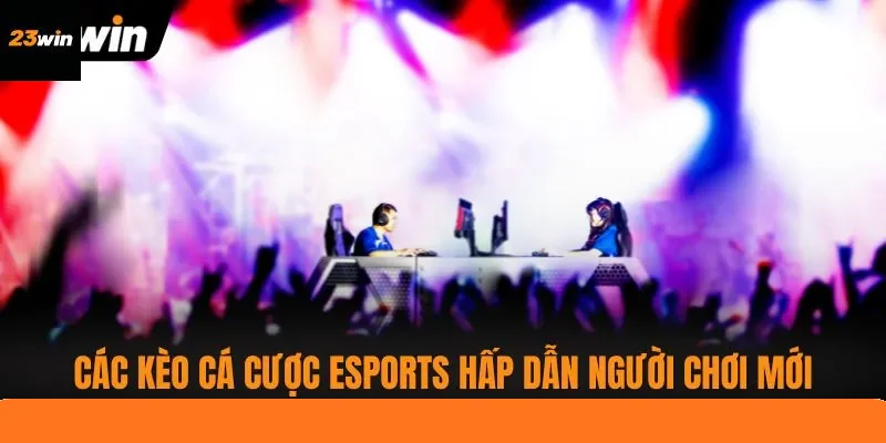 Các kèo cá cược eSports hấp dẫn người chơi mới