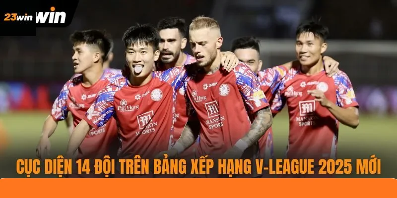 Cục diện 14 đội trên bảng xếp hạng V-League 2025 mới Cục diện 14 đội trên bảng xếp hạng V-League 2025 mới