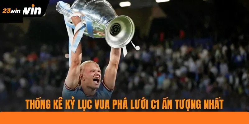 Thống kê kỷ lục vua phá lưới C1 ấn tượng nhất Thống kê kỷ lục vua phá lưới C1 ấn tượng nhất